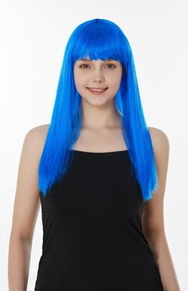 Blue character wig from the PartyTime presentation archive