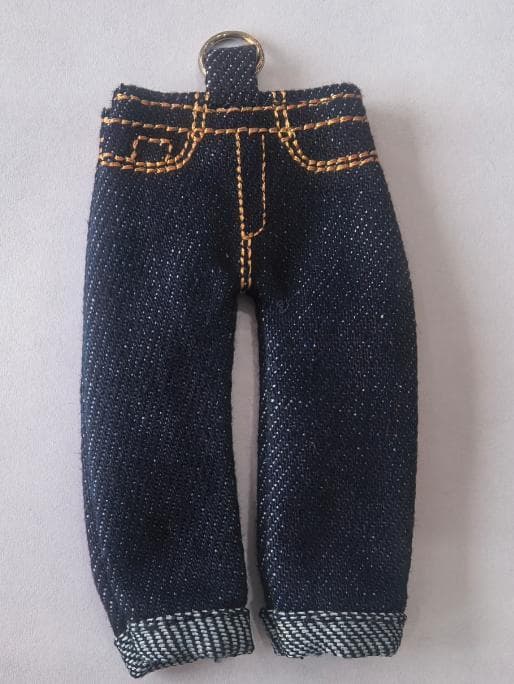 Miniature doll jeans from the PartyTime presentation archive