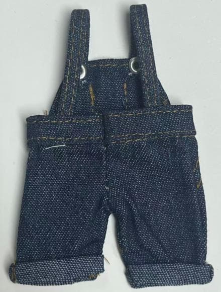 Miniature doll overalls from the PartyTime presentation archive