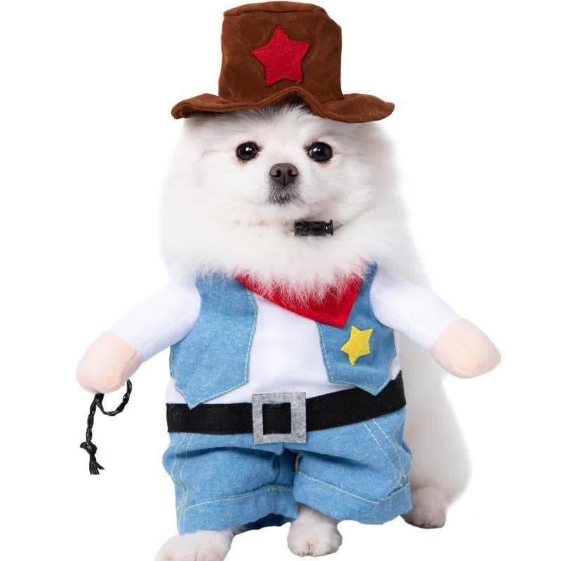 Pet cowboy costume from the PartyTime presentation archive